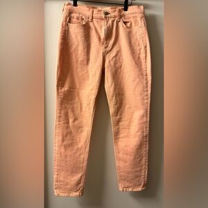Rag & Bone high rise skinny‎ orange women’s jeans size 30